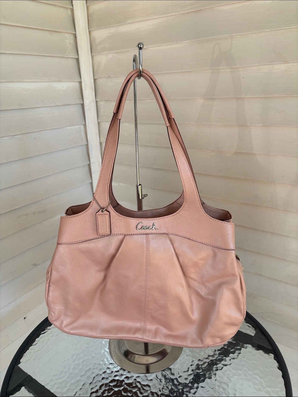 Pink Lexi Coach Shoulder Bag